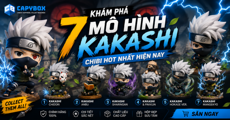 7 mô hình Kakashi chibi hot nhất hiện nay